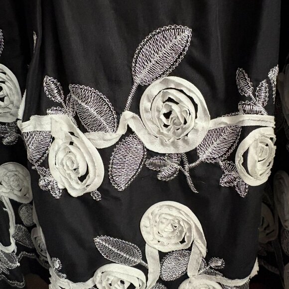 Floral Sleeveless Knee Length Dress - Picture 2 of 5